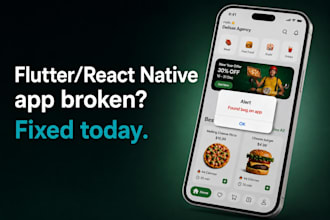 fix bugs errors and crashes in your flutter or react native app