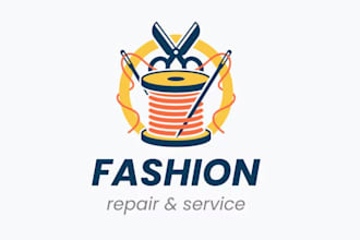 do handmade textile business fashion logo design