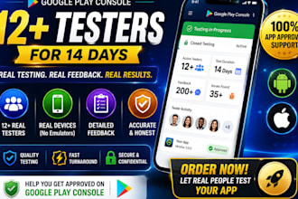 12 testers 20 testers 12 app testers 12 testers google play closed testing
