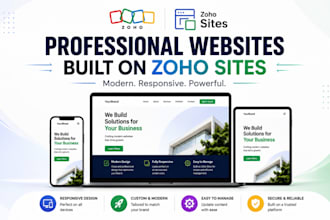 create a responsive business website with zoho sites and wordpress