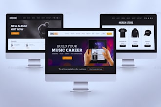build bandzoogle website band website music website merch store artist website