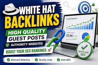 create high authority niche relevant backlinks for SEO