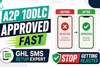 setup gohighlevel a2p 10dlc registration,approval expert