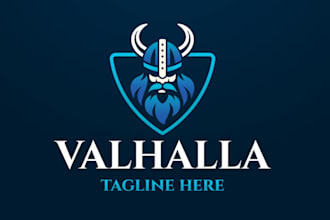 do brand team gaming community clothing viking helmet logo
