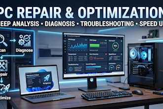 deeply analyze, diagnose, repair and optimize your windows PC