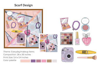 create custom textile and surface pattern design