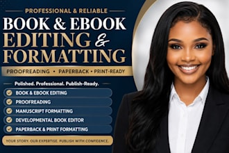 book editing and formatting, manuscript formatting and developmental book editor