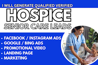 generate hospice leads, senior care facebook ads, hospice agency google ads