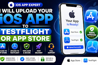 upload your ios app to testflight or app store