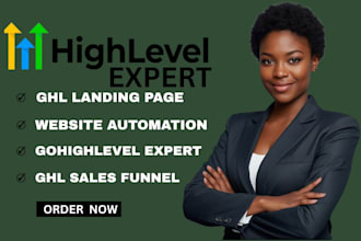 ghl sales funnel go highlevel website automation setup gohighlevel landing page