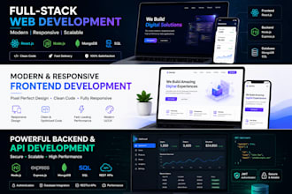 build a responsive full stack web app
