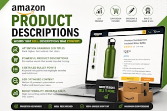 write effective amazon product descriptions with SEO