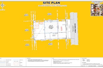 draw your property plot plan, site plan