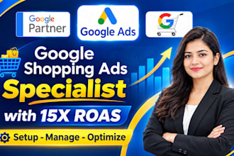 setup profitable google shopping ads or pmax campaign for ecommerce