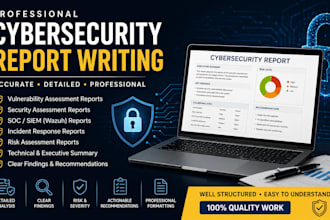 write professional cybersecurity reports
