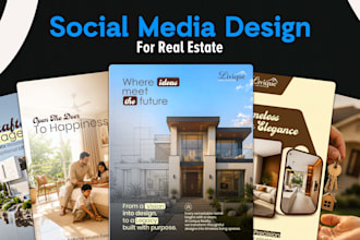 create real estate social media posts
