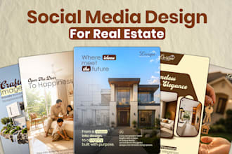 create real estate social media posts