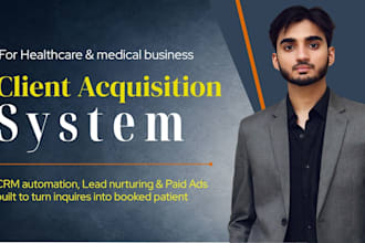 create a patient acquisition system for medical clinics