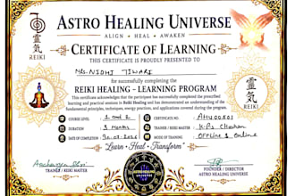 perform aura cleansing , distant healing , 7 chakra balancing