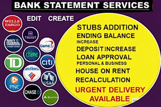 bank statement bank statement into editable format