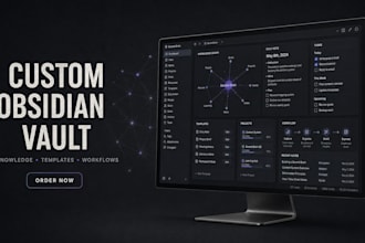 build custom obsidian knowledge management vault with templates and workflows