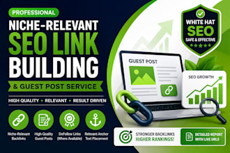 do SEO guest post backlink and publish news article, high da guest post service