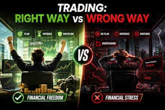 design high CTR trading and finance youtube thumbnails