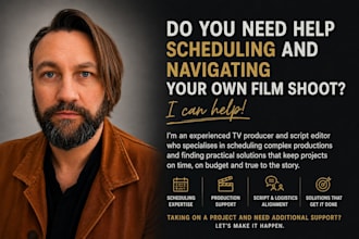 help you schedule and navigate your film shoot