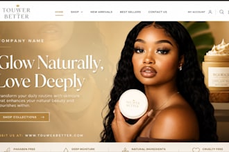 beauty website, skin care website, skincare website, shopify store,skin care