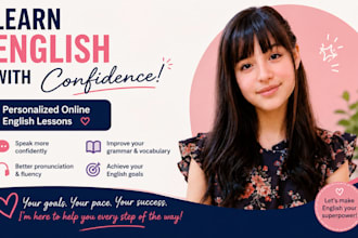 teach you english with personalized online lessons