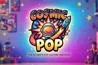 design a bold pop culture logo for your brand