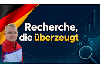 do topic research in german for you