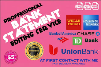 bank statement bank statement bank statement as you need