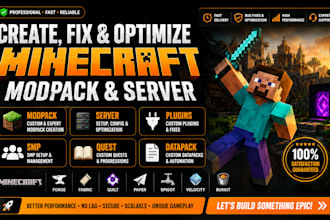create fix or optimize modpack server minecraft plugins smp mod quest datapack