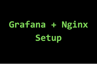 grafana and set up an nginx reverse proxy