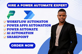 setup power automate, microsoft power apps, power bi, and workflow automation