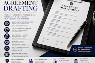 draft a professional master service agreement msa and statement of work