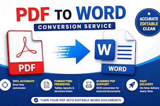convert PDF to word accurately and professionally