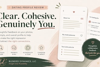 review your dating profile and give actionable feedback