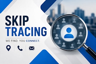 provide accurate skip tracing and verified contact details