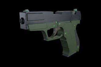 create realistic 3d weapon models for games in blender