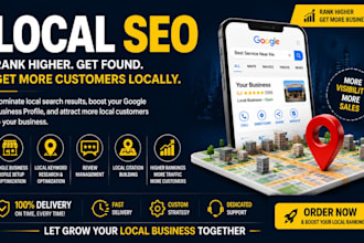 do local SEO and gmb optimization for google maps ranking