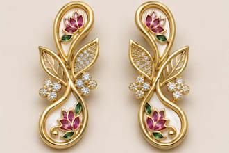 draw and render custom jewelry illustrations and sketches