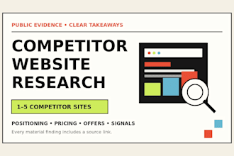 research your competitors websites