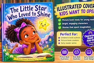 illustrate a childrens picture book cover