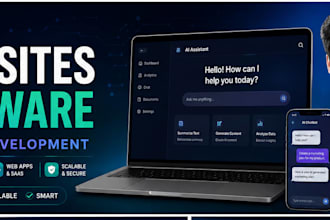 develop an ai website, ai web app or custom ai software