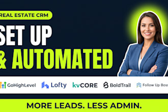 real estate crm gohighlevel lofty kvcore boldtrail follow up boss relumi