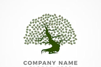design unique tree service company logo