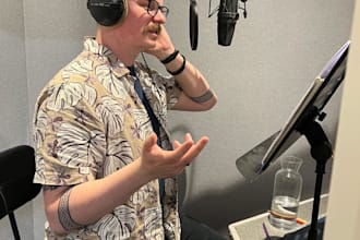 provide a natural british male voiceover
