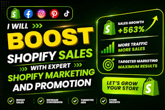 boost shopify sales with expert shopify marketing and promotion